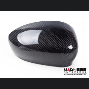 Alfa Romeo 4C Mirror Covers - Carbon Fiber - Caps - Feroce Carbon